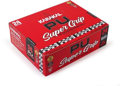 Karakal PU Super Grip Black Box 24 Pcs. / PU Black 24