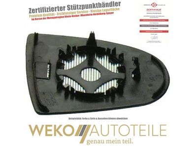 Spiegelglas, Außenspiegel rechts Diederichs 5807426 für Mitsubishi