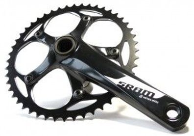 SRAM Kettenradgarnitur "S300" 48 Z., mit GXP BSA Innenlager, schwarz poliert Kurbe