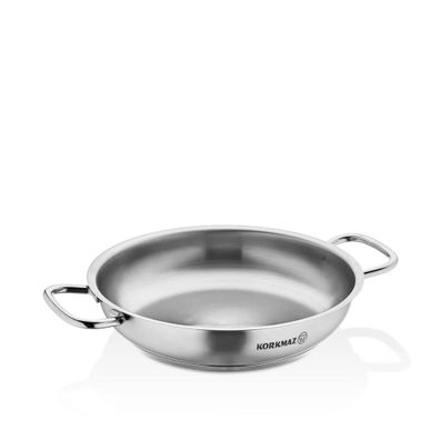 Korkmaz Proline Paella Bratpfanne ø32 cm - 18/10-Edelstahl - 4,3L