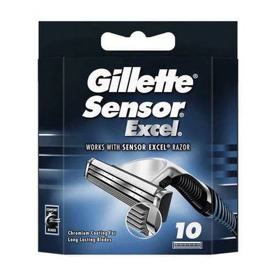 Gillette Sensor Excel Rasierklingen - 10er Pack