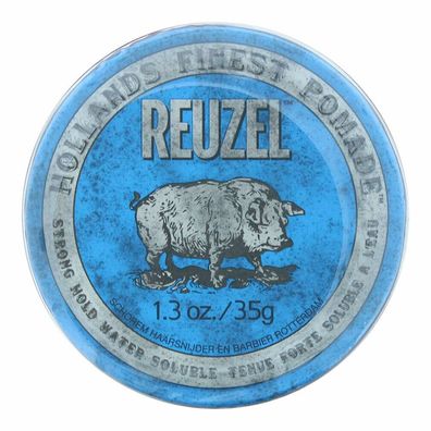 Reuzel Blue Strong Hold Water Soluble High Sheen Pomade 35 g