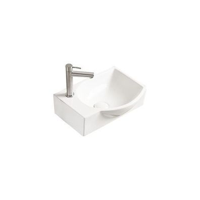 Mexen Mista Aufsatzwaschbecken rechts 40 x 28 cm, Weiß - 22174000R
