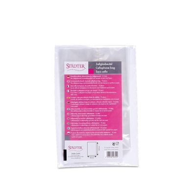 Städter Sachets en cellophane 9,5 x 16 cm Transparent