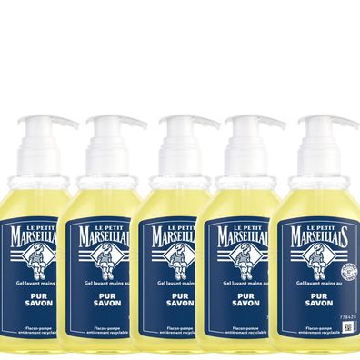 Le Petit Marseillais Flüssigseife Pur Savon 5 x 300 ml - Sanfte Reinigung Frankreich