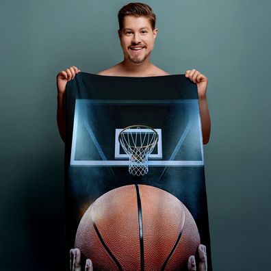 Basketball Duschtuch Badetuch Strandtuch Handtuch 70 x 140cm