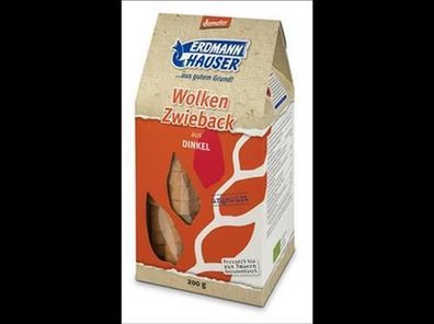 ErdmannHAUSER Getreideprodukte GmbH 3x ErdmannHAUSER demeter Wolken Zwieback aus