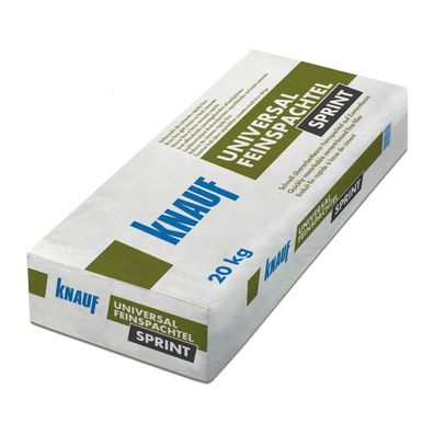 Knauf Universal-Feinspachtel Sprint 20kg auf Zementbasis - Liefermenge: