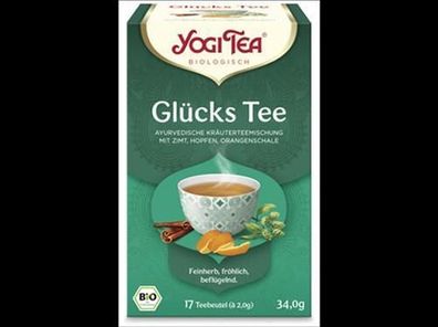 Yogi Tea®, Yogi Tea GmbH Yogi Tea® Glücks Tee Bio 17x2,0g