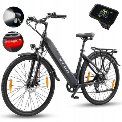 28" City E-Bike 36V20Ah 7 Gang TTGO HZ-28ST-BK 25KM/H Elektrofahrrad