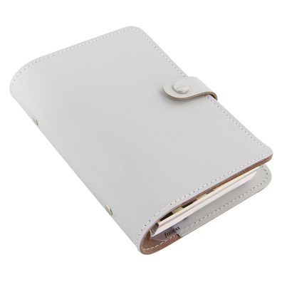 Filofax A6 Personal The Original Stone Grau Leder Zeitplaner Agenda 23mm Ringe 026069