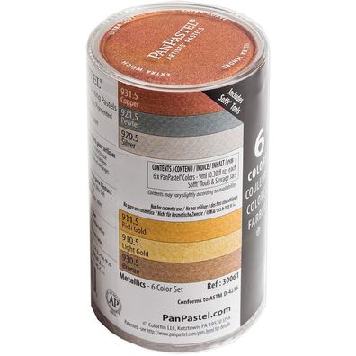 PanPastel 6 - Metallics (vollständige Palette) Set