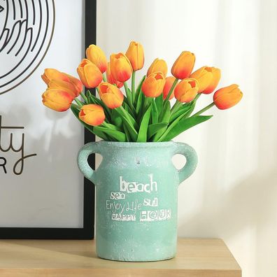 KoDise 10 Stöcke Kunstblume Künstliche Blume Gefälschte Tulpen Blumen Blumensträuße