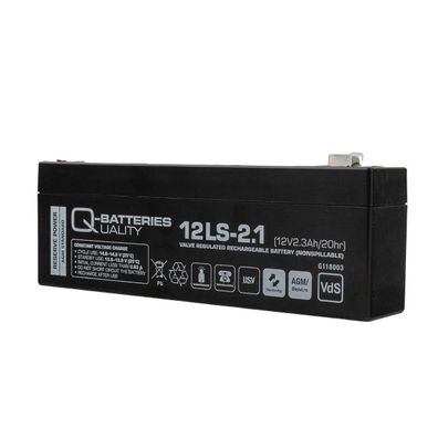 Q-Batt 12LS-2.1 12V 2,3Ah 4,8mm AGM VdS