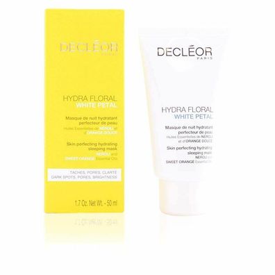 Decleor Hydra Floral White Petal Skin Perfecting Hydrating Sleeping Mask 50ml