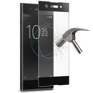 Puro GlasSchutzFolie 9H HartGlas DisplayFolie für Sony Xperia XA1 Premium