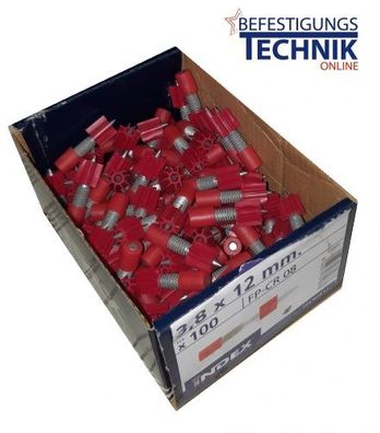 100 Kopfbolzen 3,8x27mm mit Gewinde Bolzen M-6x8mm für Bolzensetzer Spit Würth