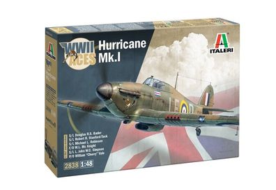 Italeri Hurricane Mk 1 Aces 510002838 Maßstab 1:48 Bausatz 2838 Bausatz