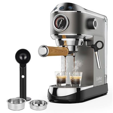 BioloMix CM7008 Halbautomatische Espressomaschine mit Milchaufschäumer