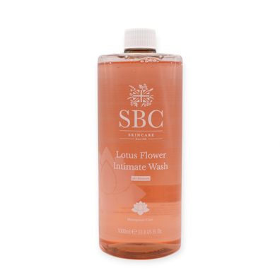 SBC LOTUS FLOWER Intimate Wash 1 Liter Menopause Intim Waschgel mit Lotusblume