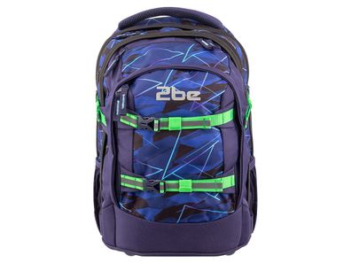 2 be Schulrucksack 66321 School Backpack 49 Navy with Print