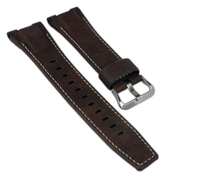 Casio G-Shock Ersatzband| Leder braun Herrenuhrarmband für GST-W130L