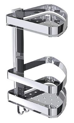 Roman Dietsche Design Eck-Duschkorb - 2 Etagen