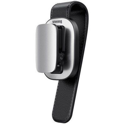 Baseus Auto-Brillenhalterung Clip fuer Fahrzeuginnenraum in Silber