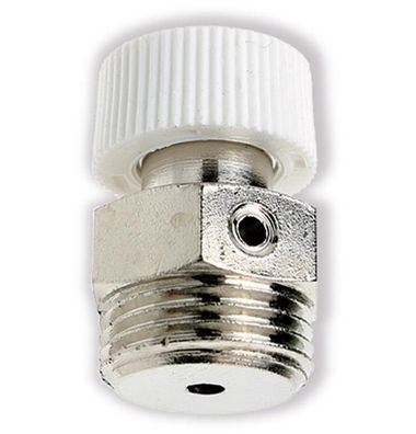 Watts Luftschraube Messing vernickelt mit Rändelradbetätigung, 3/8"