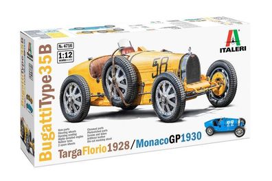 Italeri Bugatti Type 35B 510004716 Maßstab 1:12 Nr. 4716 Bausatz