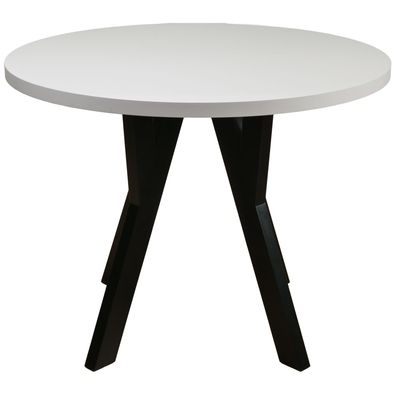 Selsey Osenness - Ausziehbarer Esstisch Greige/schwarz 100-180 x 100 cm
