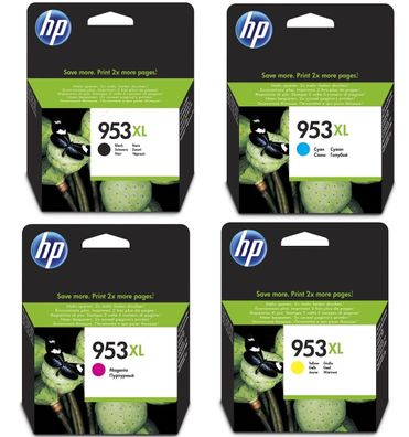 Original HP 953XL 3HZ52AE Tinte Multipack schwarz, cyan, magenta, gelb