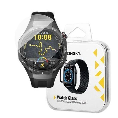Wozinsky Vollkleber Panzerglas fuer Huawei Watch GT-Serie 46 mm (2 Stueck)