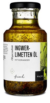 Wajos Ingwer Limetten-Öl mit Koriander 250ml
