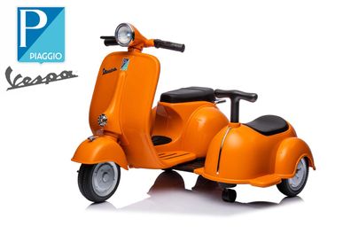 Elektro Kinder Motorrad Vespa 150 VL1T mit Beiwagen 1x 30W 6V 4.5A