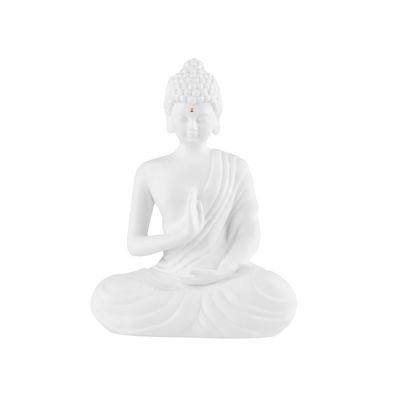 Zen Spirit Buddha Figur sitzend "klein" Porzellanbuddha - Räder Design