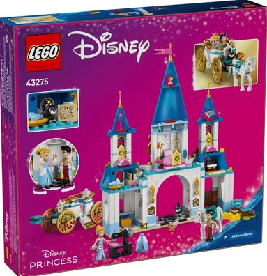 Lego Disney 43275 Cinderellas Schloss und Pferdekutsche
