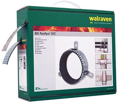Walraven Brandschutz Pacifyre EFC U/U in Spenderbox 10 m für unged./ged. Rohre