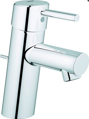 Grohe Waschtisch-Hebelmischer Concetto mit Zugstangen-Ablaufgarnitur verchromt