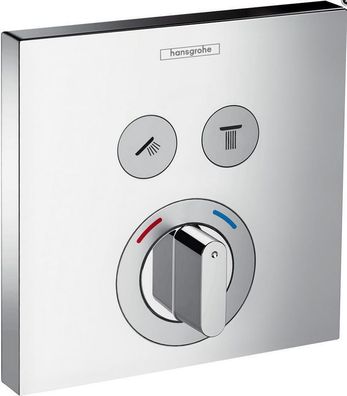 HG Fertigmontageset Mischer ShowerSelect für 2 Verbraucher verchromt