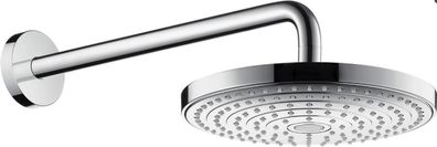 HG KBR Raindance Select S 240 2jet rund, mit Brausearm 390mm verchromt