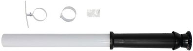 Vaillant Dachdurchführung Aluminium, senkrecht d= 60/100mm schwarz