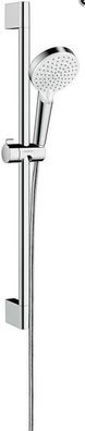 HG Brausestangenset Crometta Vario Stange 65cm Eco 9 l/min weiß/verchromt