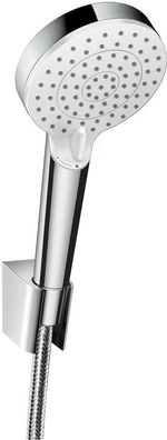 HG Brauseset Crometta Vario Porter d= 10cm Eco 9 l/min BS 1250 weiss/chrom