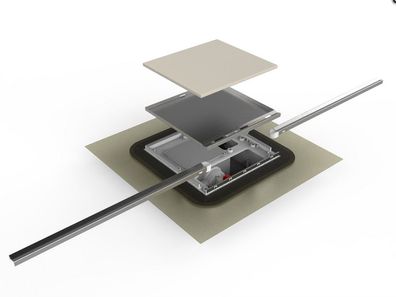 JP Plancofix Line Bodenablaufpumpe mit Duschrinne