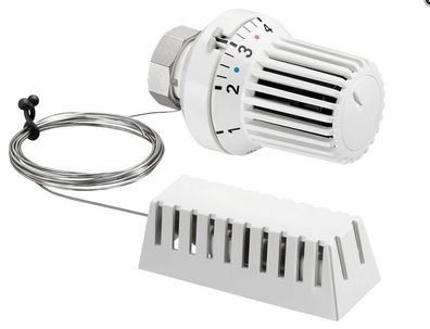 Oventrop (Uni XH) Thermostat m. Fernfühl. Flüssigfühler, mit Nullstellung, weiß