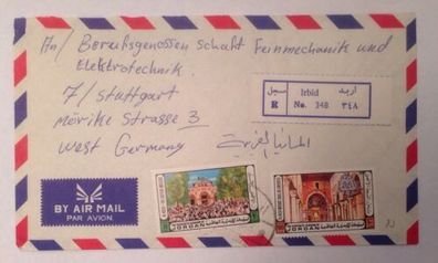 Brief Jordan Jordanien Nach Stuttgart 14062A