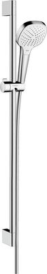 HG Brausestangenset Croma Select E Vario Brausestange 900mm weiß/verchromt