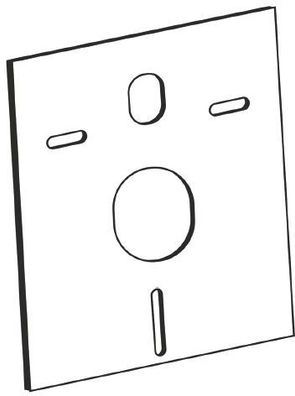 WBV Schallschutzset für Wand-WC/WD- Bidet