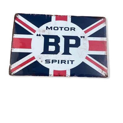 Nostalgie Vintage Blech Motor BP 30x20 12083
